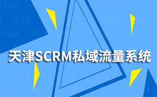 天津市SCRM私域流量管理系統